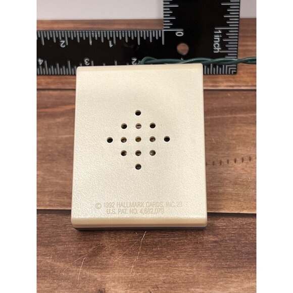 1992 HALLMARK KEEPSAKE ORNAMENT QLX724-1 SANTA'S ANSWERING MACHINE MOUSE CANDY - Picture 7 of 8